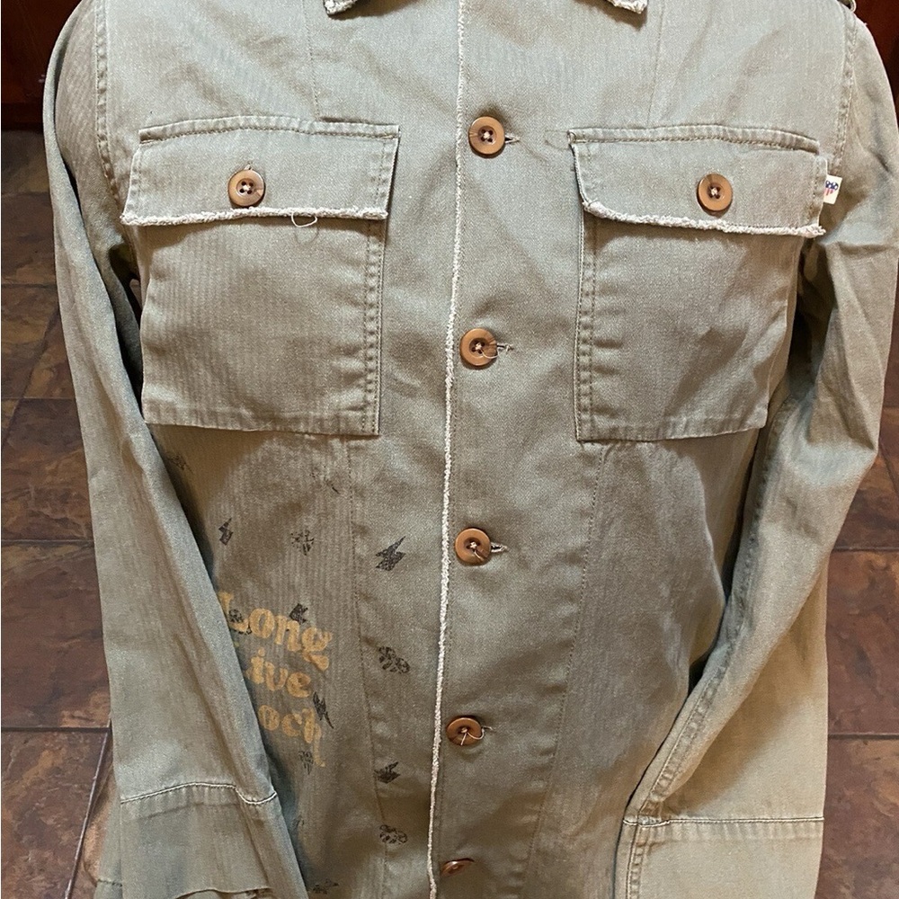 Junk Food Clothing Olive Utility Jacket